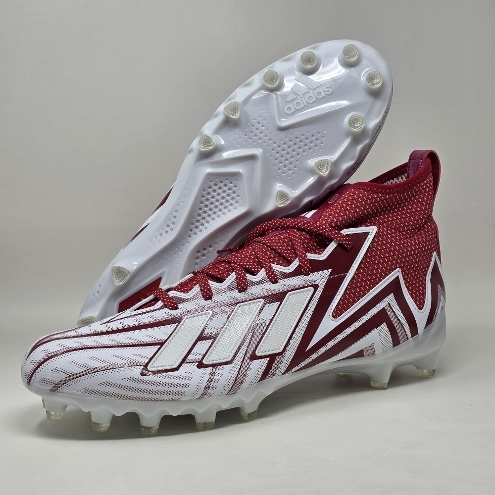 adidas Men’s Size 16 Freak‎ 23 Inline Football Cleats White Power Red GW1740 NEW